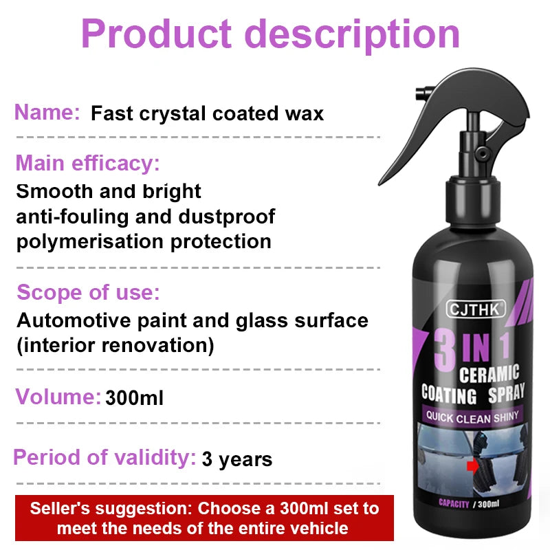 Car Ceramic Super Hydrophobic Nano Coatings